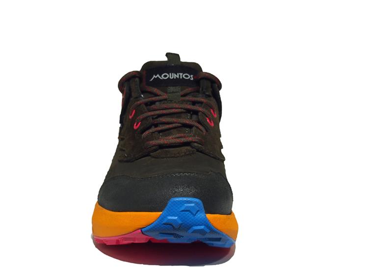Mountos 724151 Dark-Green-Orange-Outsole