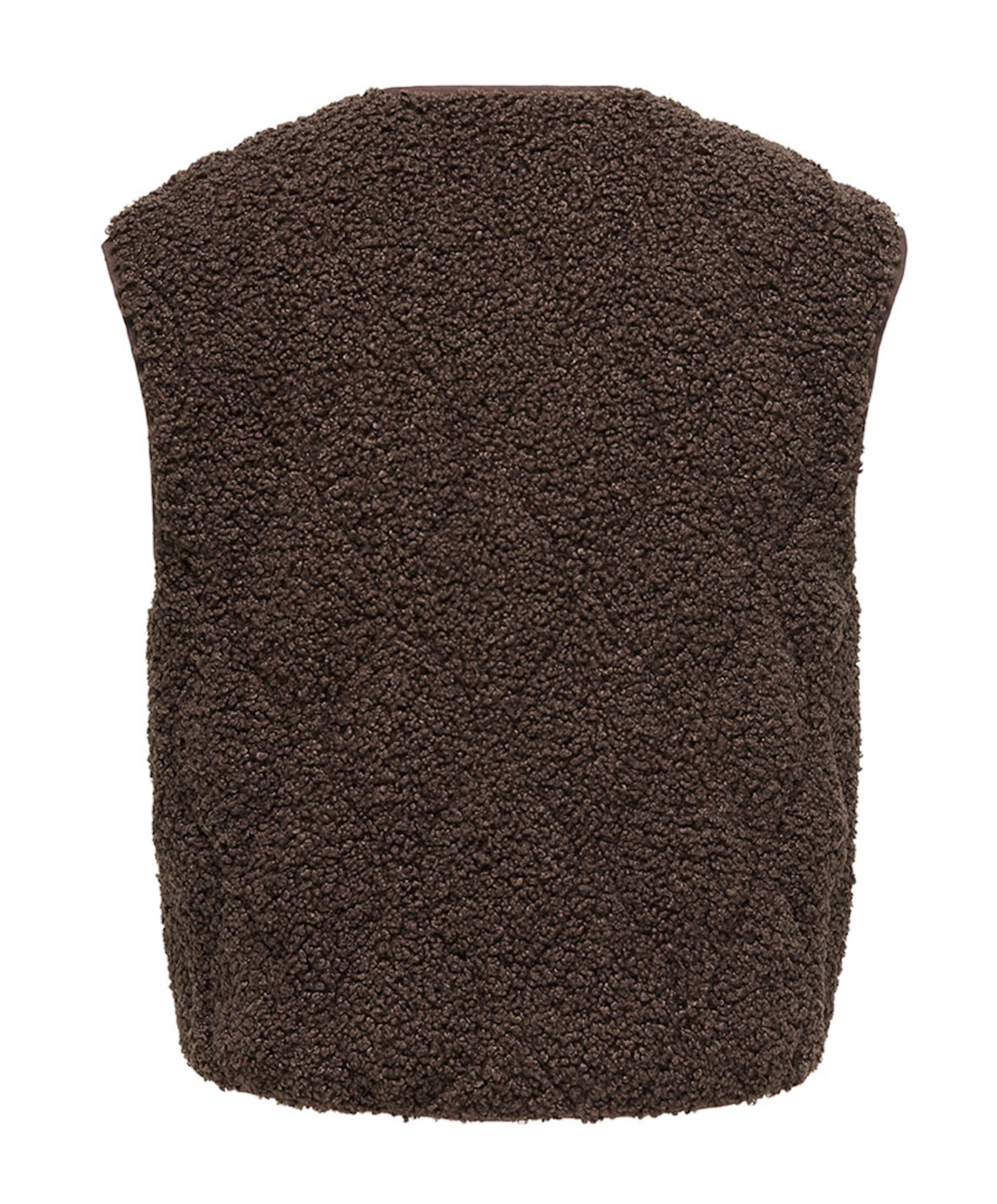 Only Dames gilet bruin