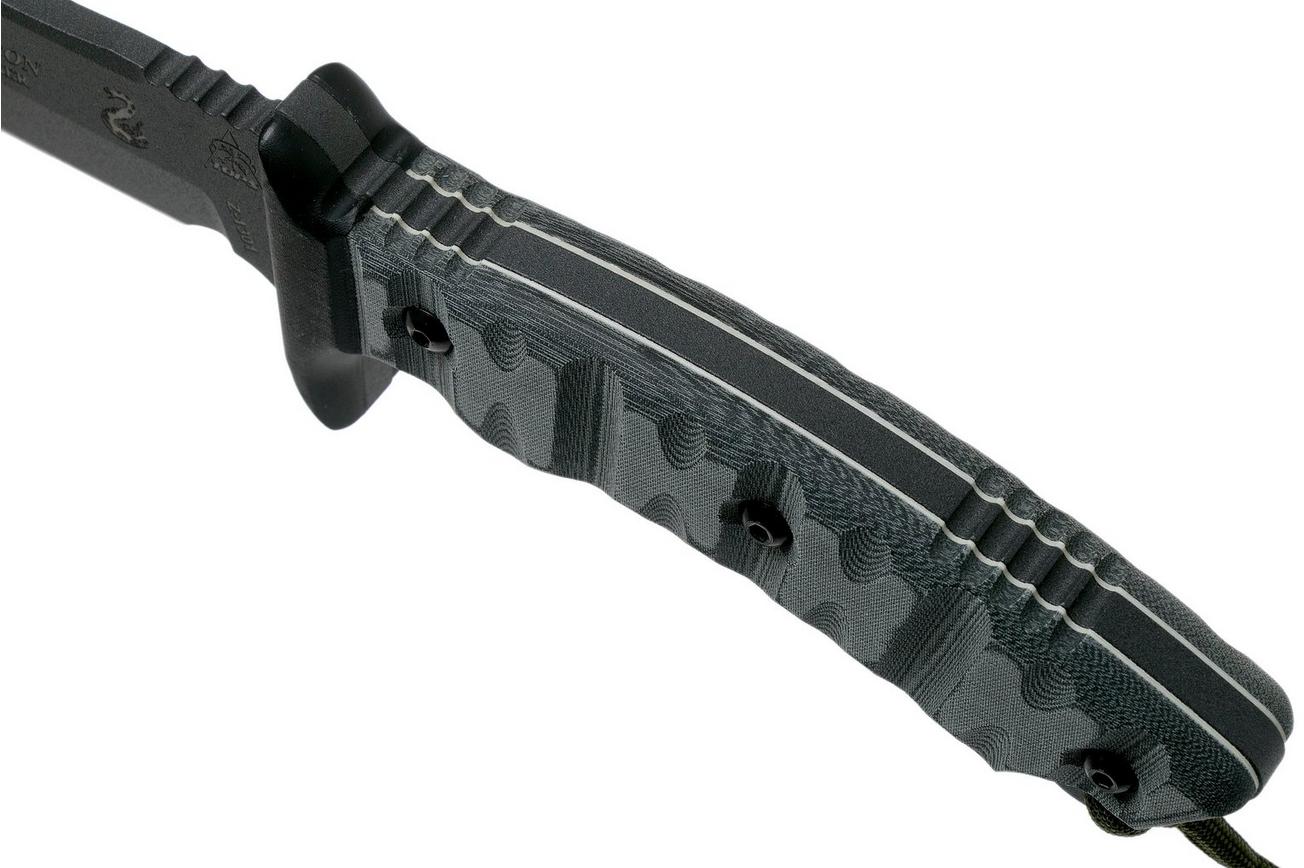 TOPS Knives Apache Falcon AFAL-01 survivalmes, Snake Blocker design