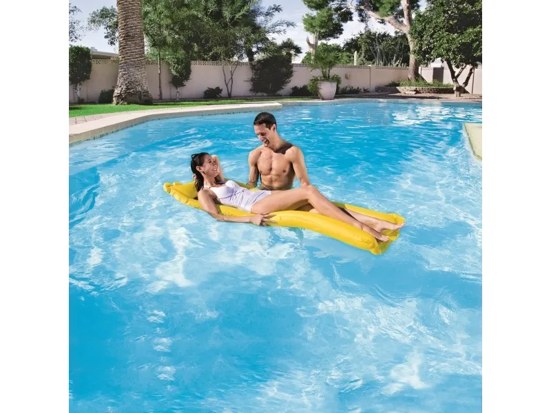 Bestway 44007, Blå, Grøn, Lyserød, Gul, Flydende madras, Vinyl, 690 mm, 1830 mm, 598 g