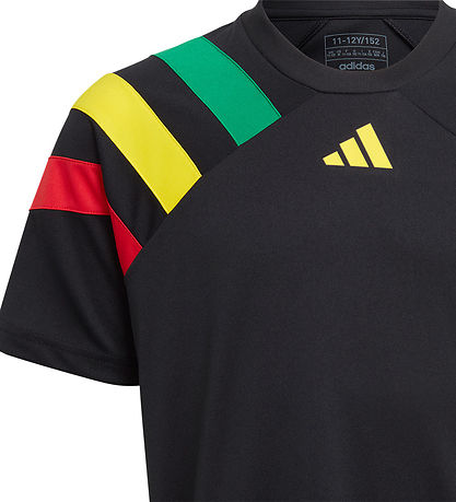 adidas Performance T-Shirt - Fortore23 JSY Y - Schwarz/Gelb/Rot/
