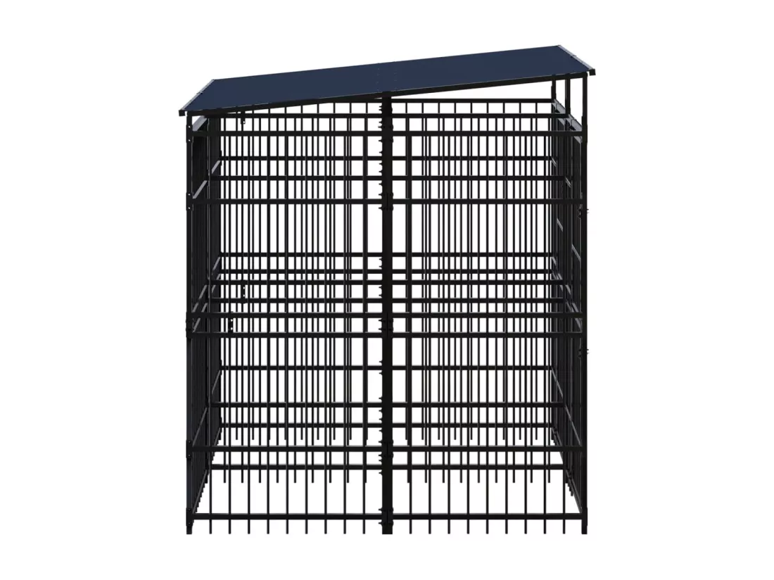 Chenil cage enclos pac noire 192 x 192 x 200 cm 02_0041757