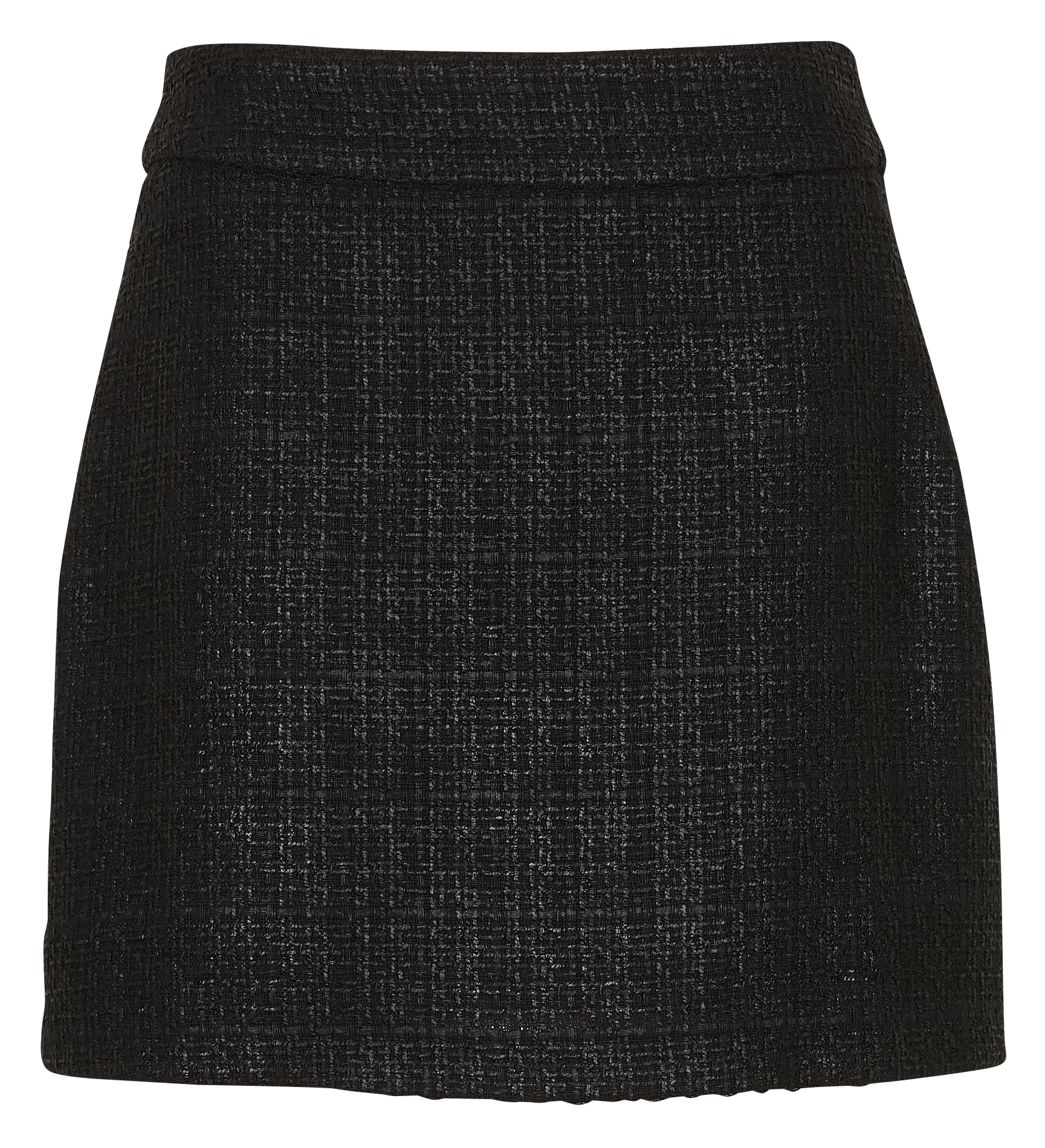 Jupe courte droite| Noir