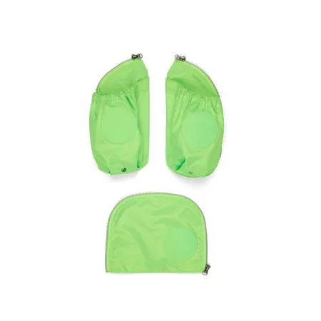 ergobag PACK/CUBO/ CUBO light Sicherheitsset mit Zip-Set (3-tlg.) Grün