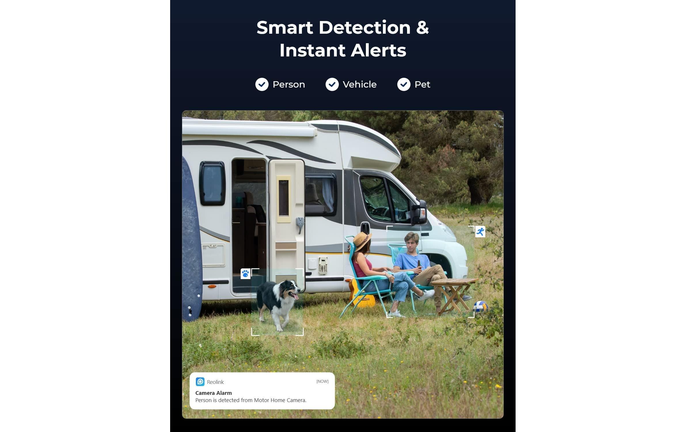 Netzwerkkamera RL-TrackMix-LTE inkl. Solar Panel Plus 66W<br>4G Dual-Objektiv-Kamera mit Auto-Zoom und -Tracking + Hocheffizientes 66W Solarpanel
