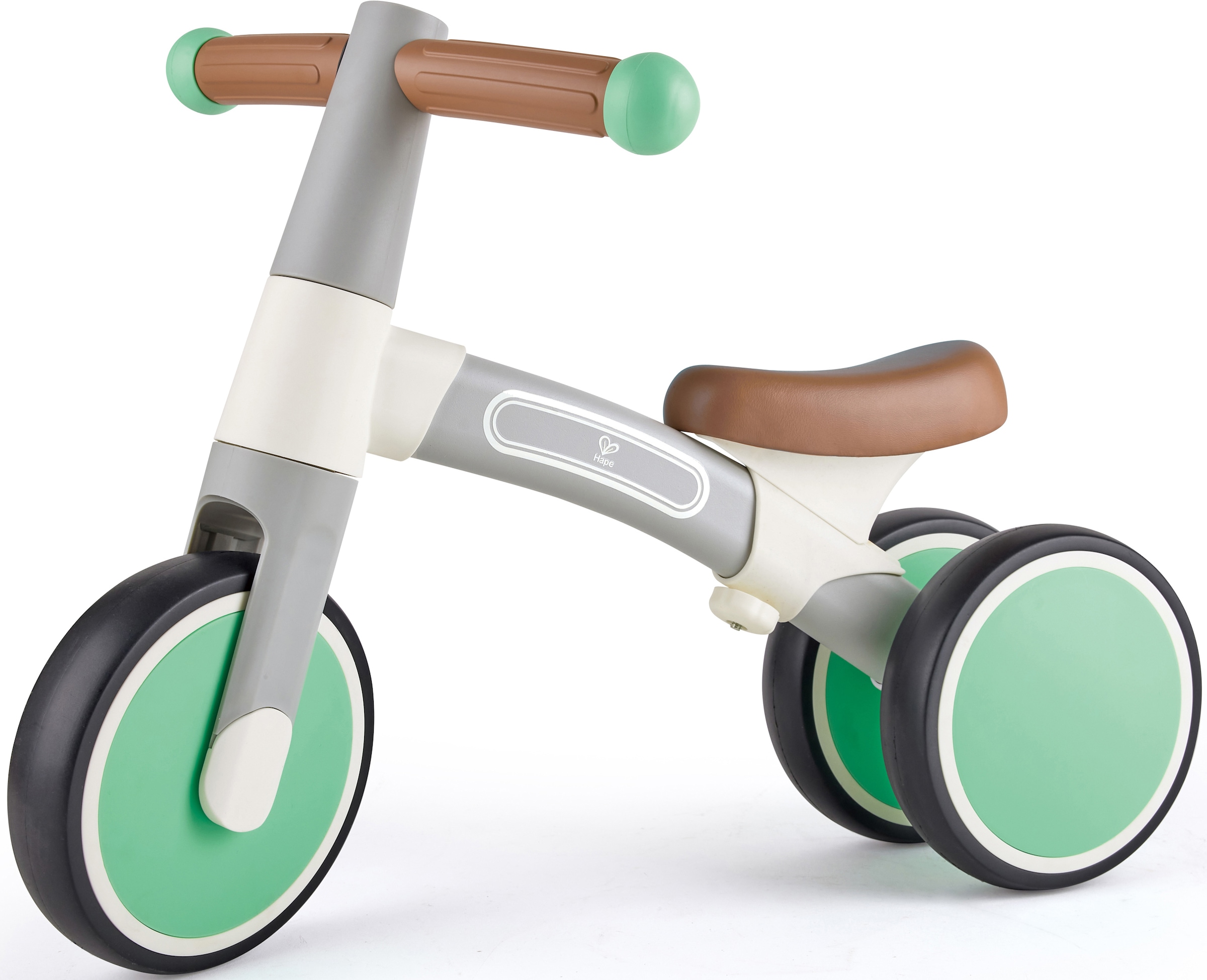 Hape Dreirad »Mein erstes Lauf-Dreirad, Hellgrau« mit leichtem Aluminiumrahmen