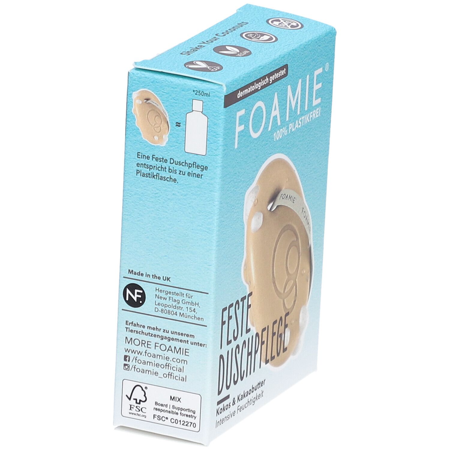 FOAMIE® Feste Duschpflege Kokosnussöl