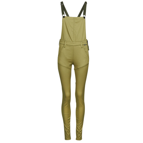 G-Star Raw - WORKER RADAR DUNGAREE - Kaki