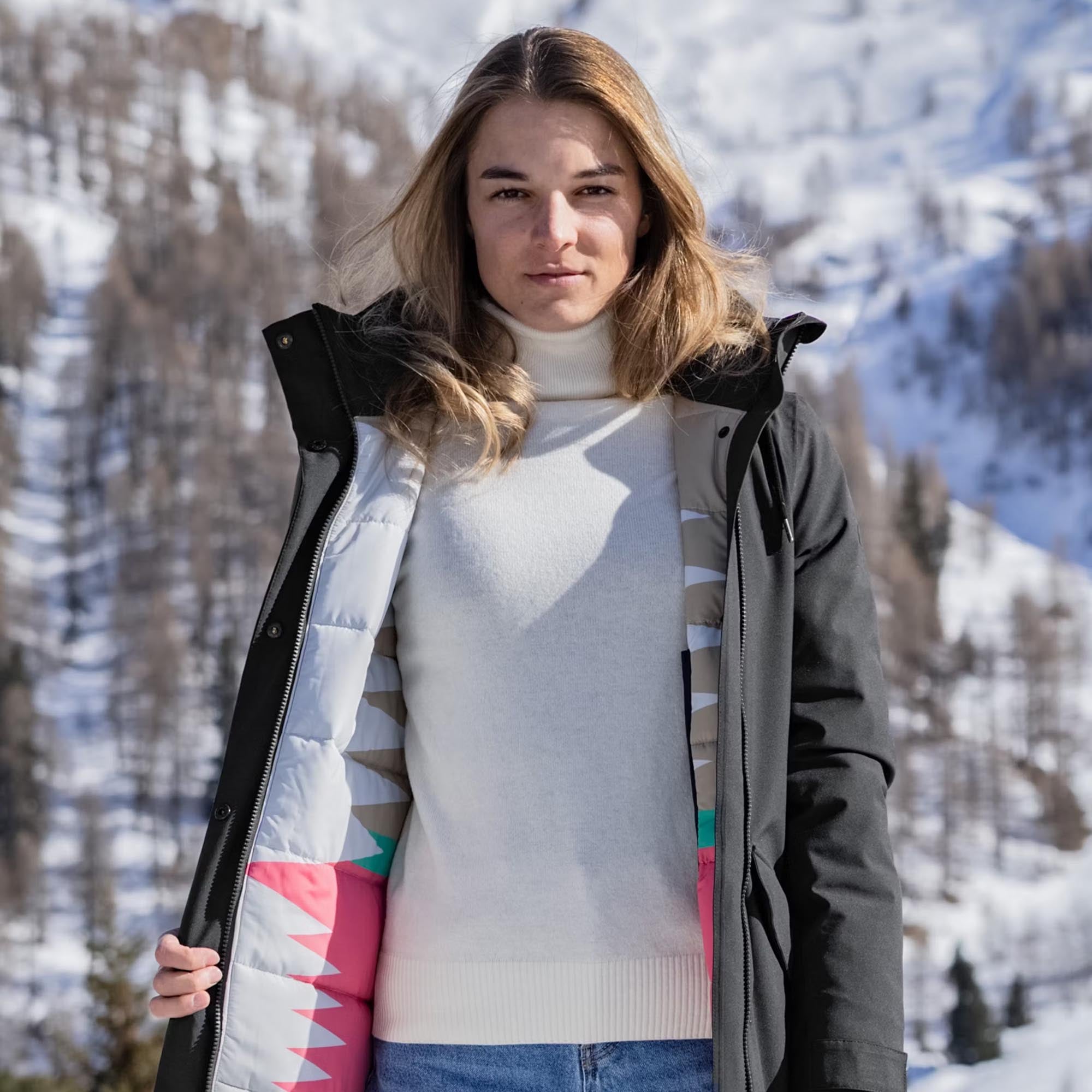 Frauen Winterjacke Asmara black
