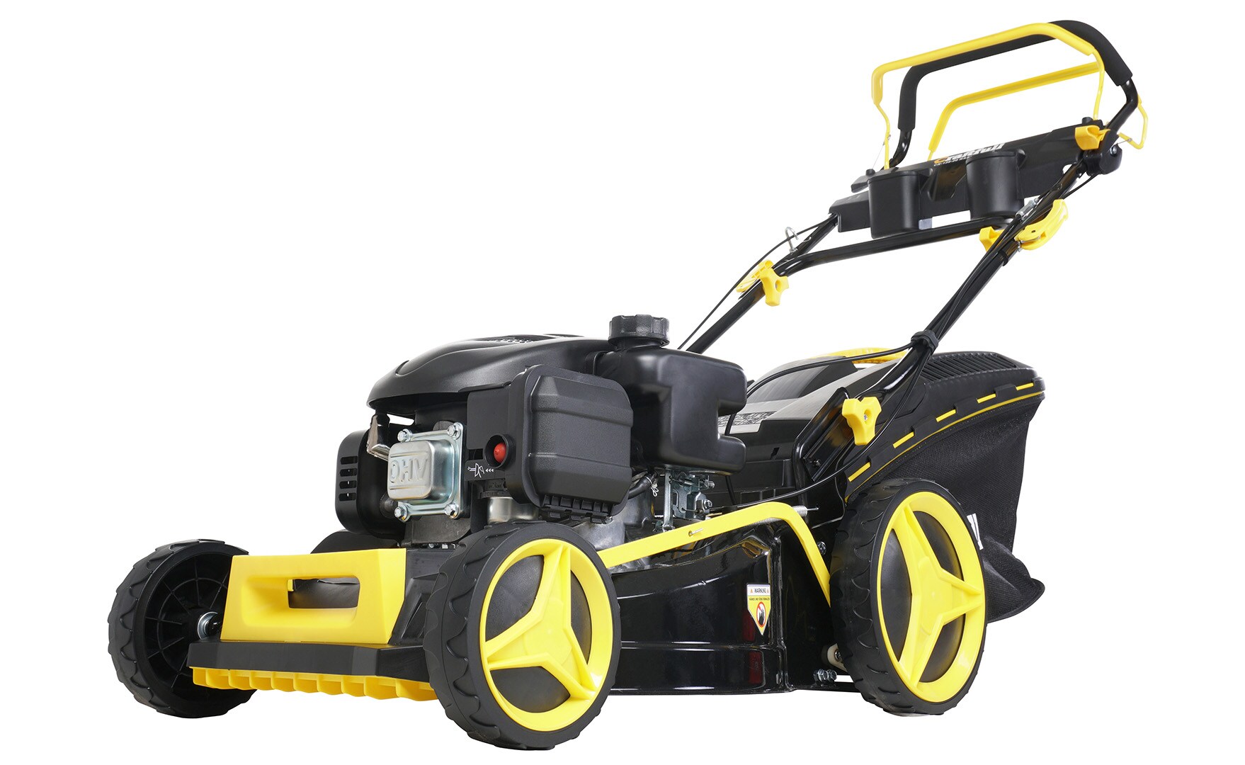 Craftfull Premium Benzin-Rasenmäher CR-139-20, 5in1, GT-Leichtlaufgetriebe, 139-cc-Motor, Easy-Clean