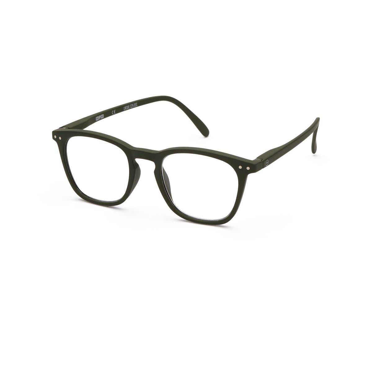 +1.50 Khaki Square Reading Glasses: Izipizi