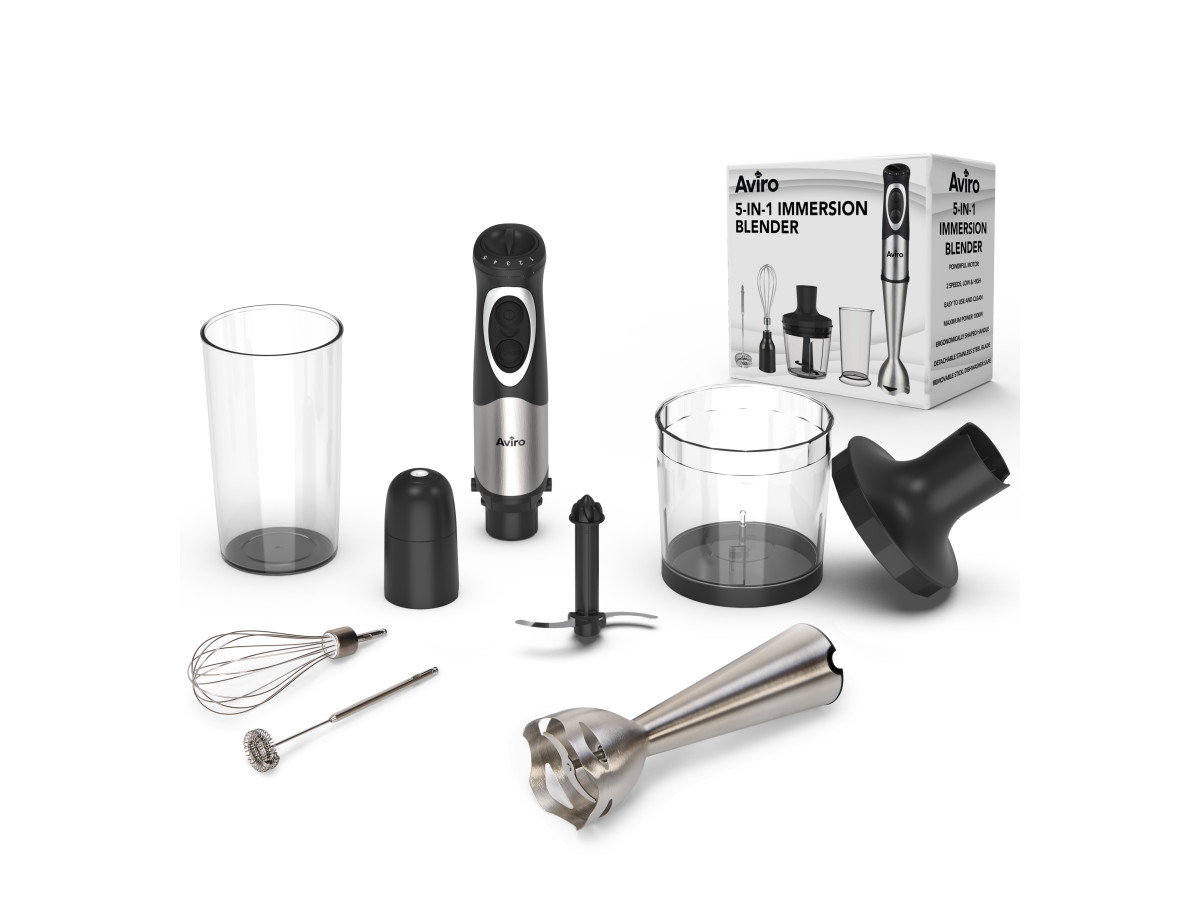 Aviro 6-in-1 staafmixer set - 1000 watt