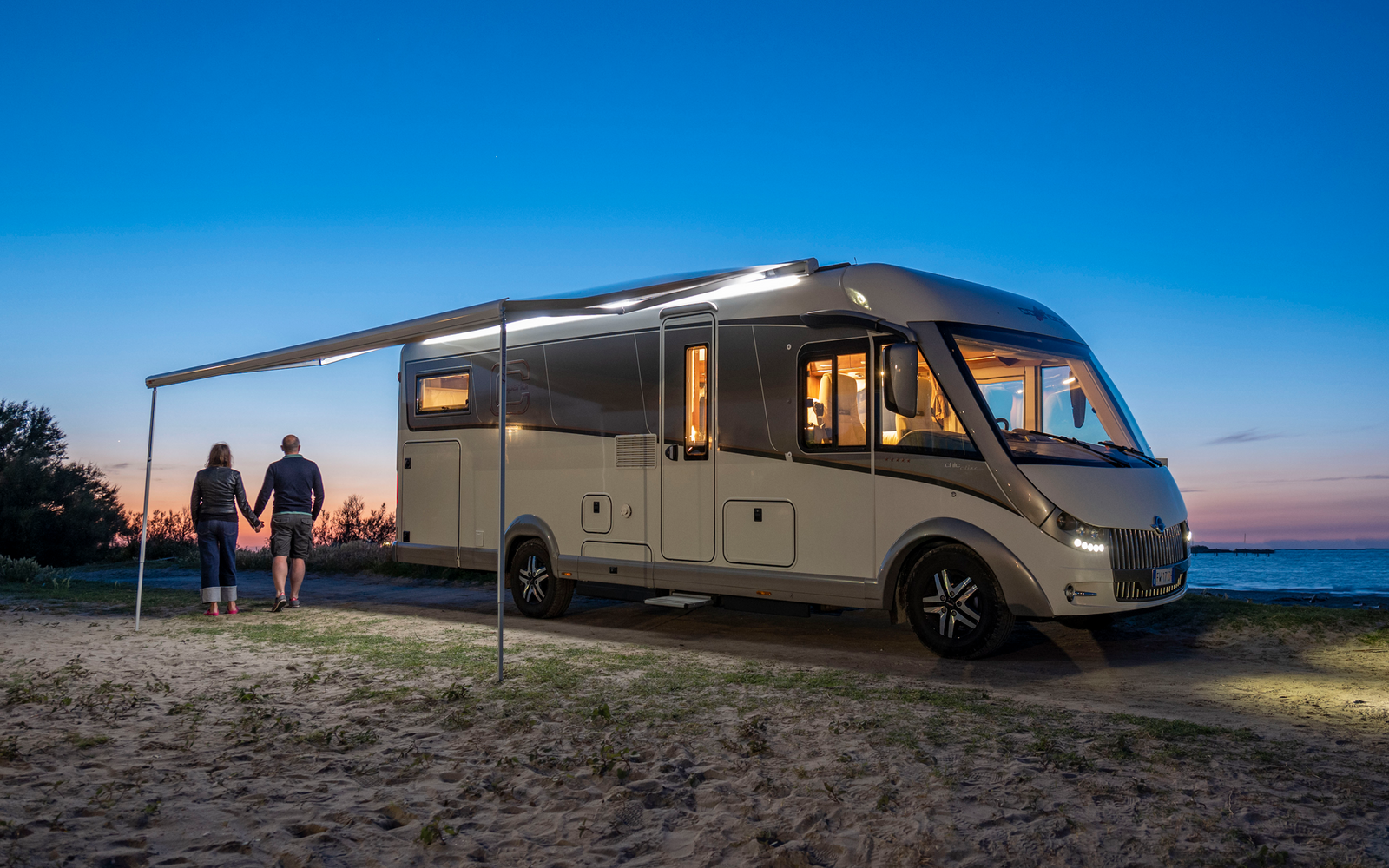 Fiamma Dachmarkise F80L 450 cm (Deep Black / Royal Grey)