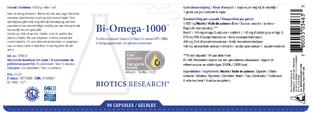 Biotics Bi-Omega-1000 Capsules 90CP