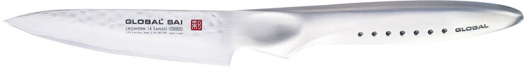 Global SAI-S02 R Urtekniv, 10 cm, hamret