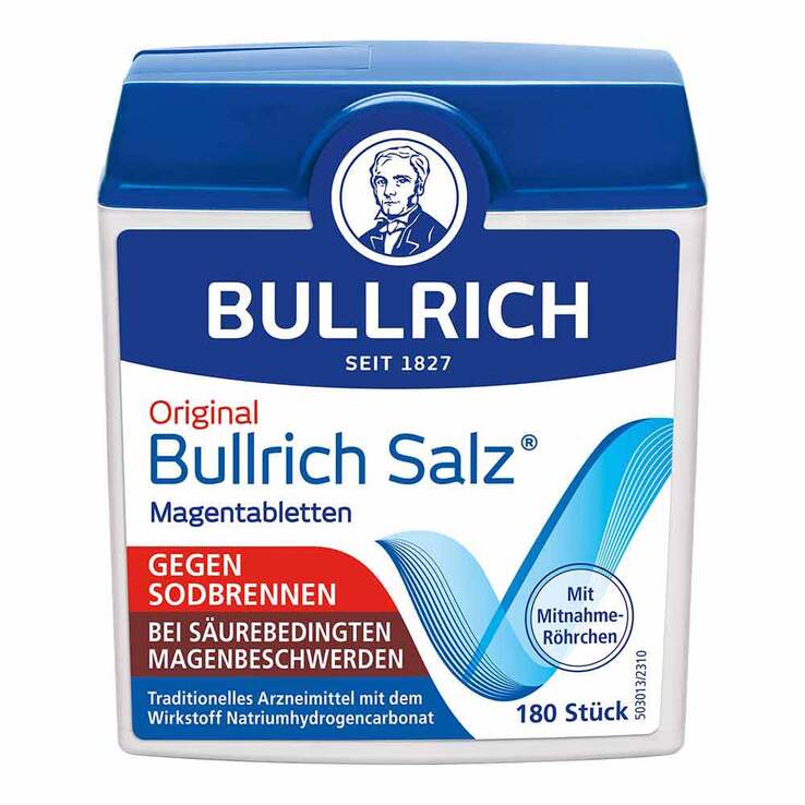 Bullrich Salz® Tabletten gegen Sodbrennen, 180 St