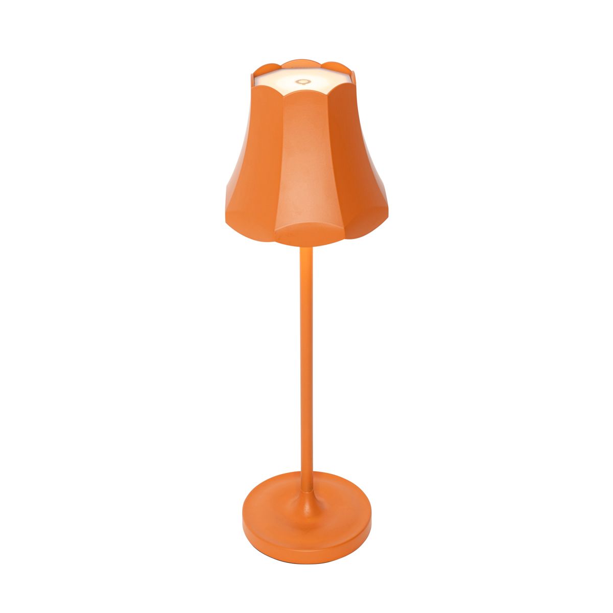 Set van 2 retro tafellampen oranje oplaadbaar IP44 - Granny