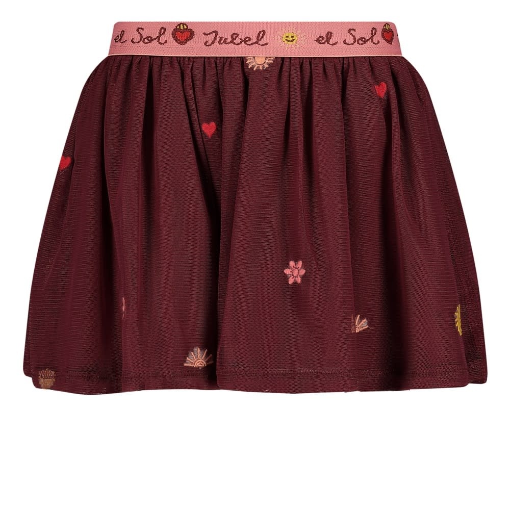 Jubel Jubel rok tule - Salsa Sunset bordeaux