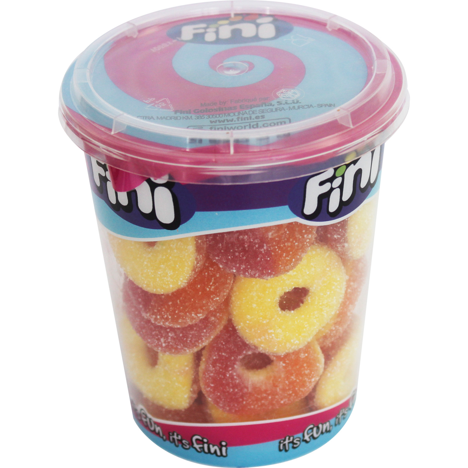 Fini Cups Pfirsich Ring 200g