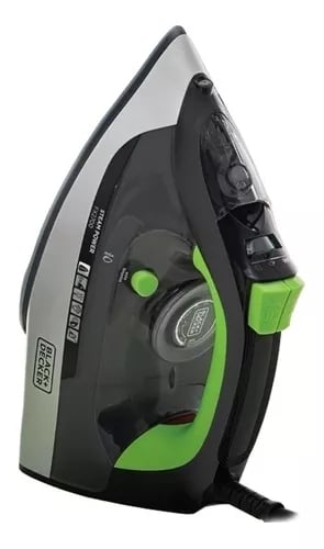 Ferro de passar a vapor Black+Decker FX2700 cor preto e verde 220V