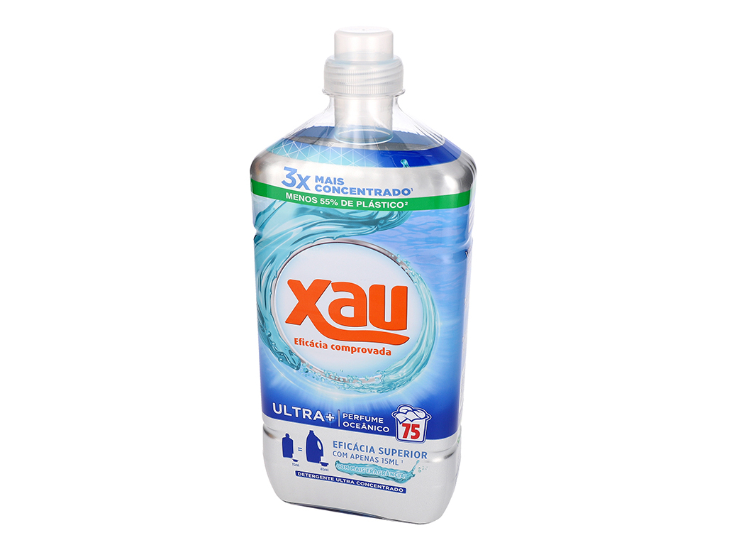 DETERGENTE ROUPA MÁQUINA LÍQUIDO XAU ULTRA CONCENTRADO 75DOSES