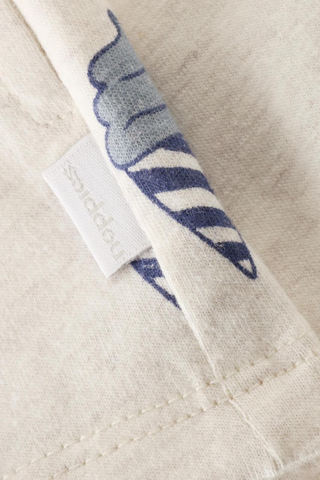 Noppies Baby Korte Broek regular fit all over print - Oatmeal Melange