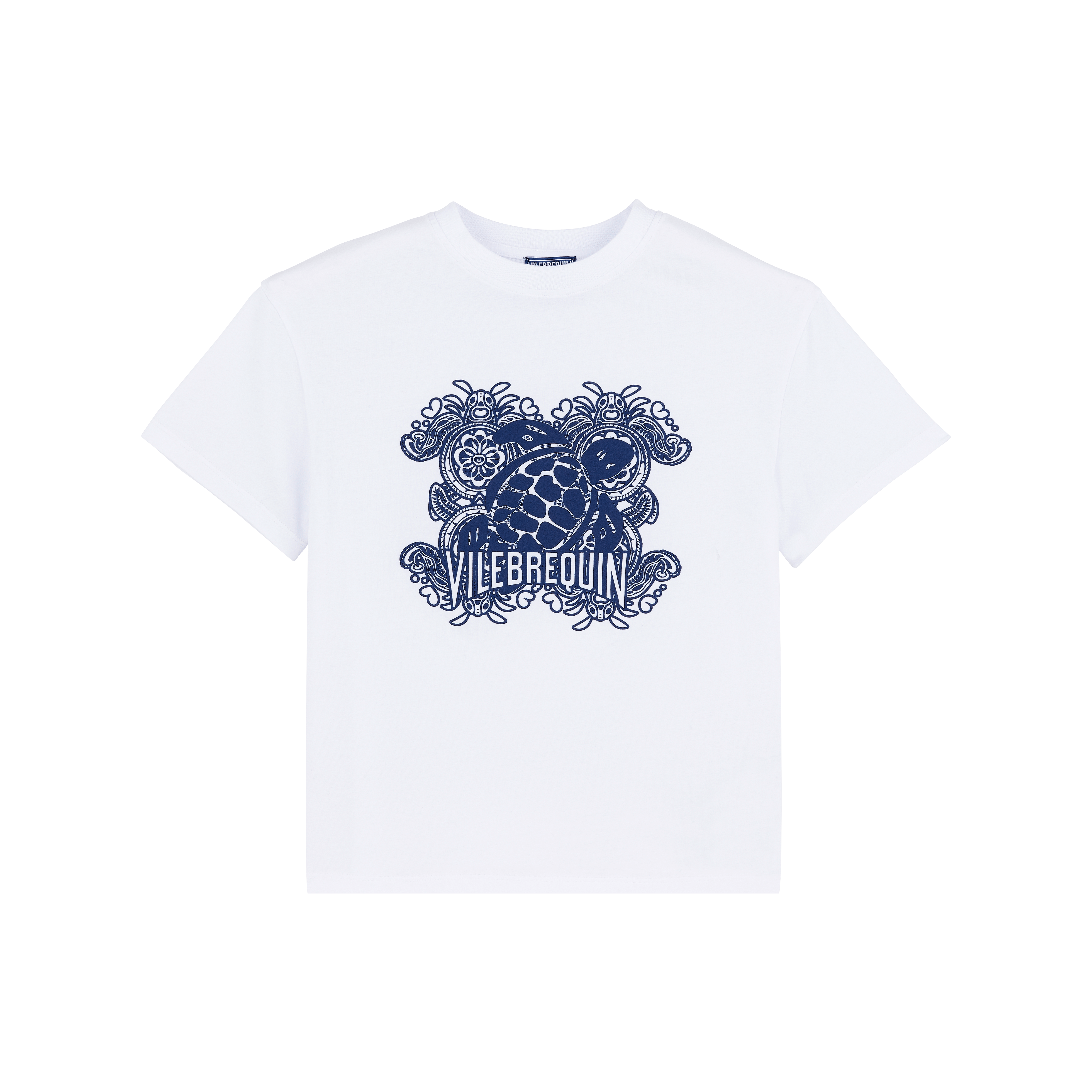 T-shirt en Coton Organique Garçon Tribal turtles