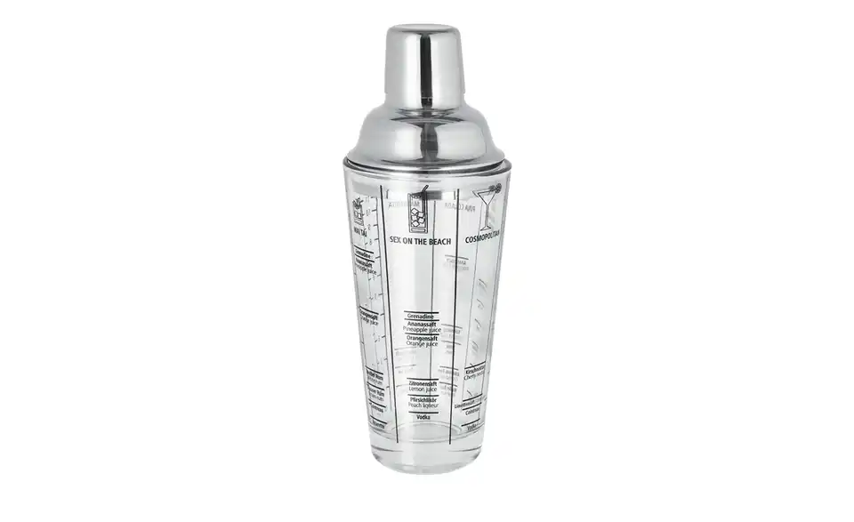 for friends Cocktail-Shaker mit Rezepten