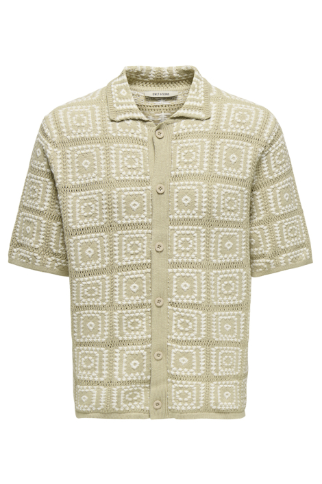 Only & Sons beige heren overhemd