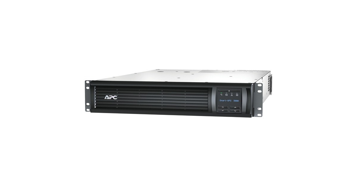 APCSmart-UPS 3000VA noodstroomvoeding ups  (Zwart, 8x C13, 1x C19, USB, 2U, NMC, SMT3000RMI2UNC)