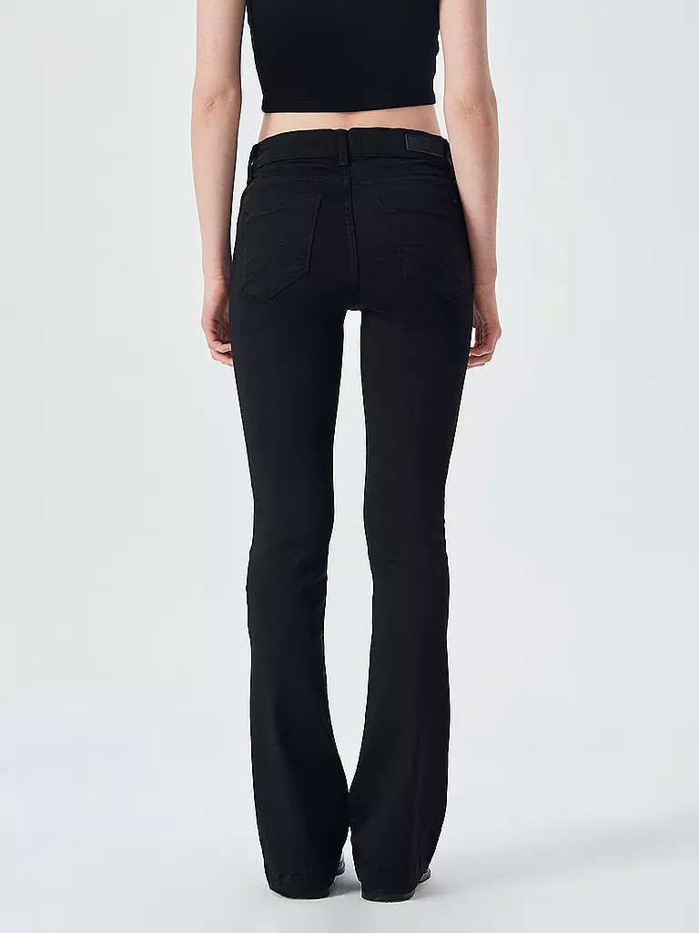 LTB JEANS Jeans Flared Fit FALLON schwarz