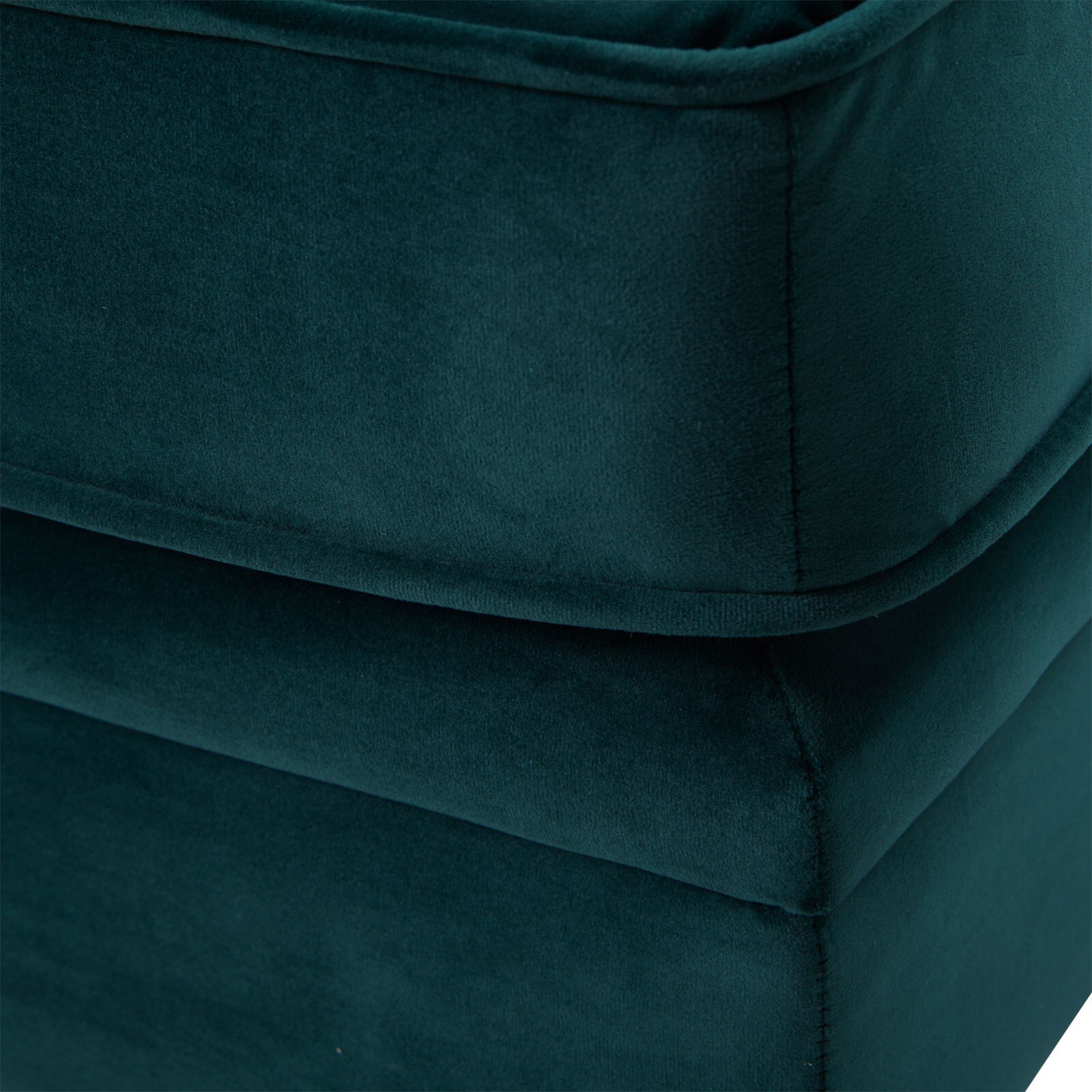 Hocker LONDON Samt grün