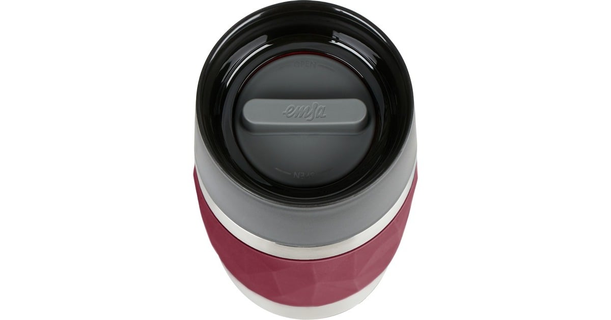 EmsaTravel Mug Compact Thermosbeker  (Wijnrood/roestvrij staal, 0,3 Liter)