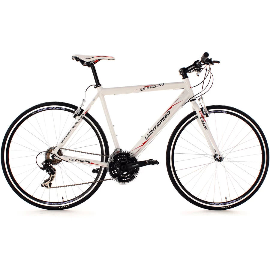KS Cycling Fitnessrad 21 Gänge Fitness-Bike Lightspeed (White) 28 Zoll weiß