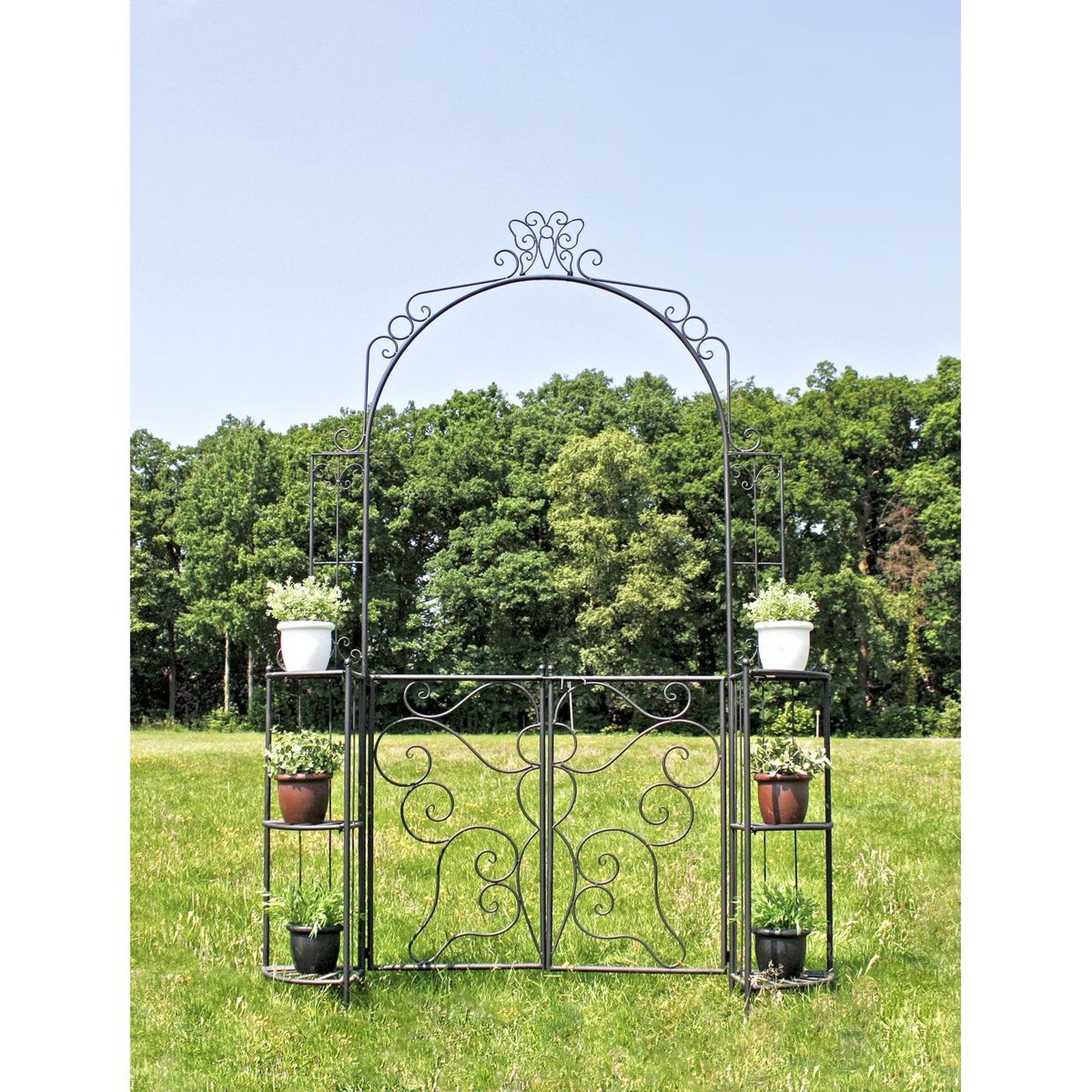 Pforte LAKI - schwarz - 233 cm hoch