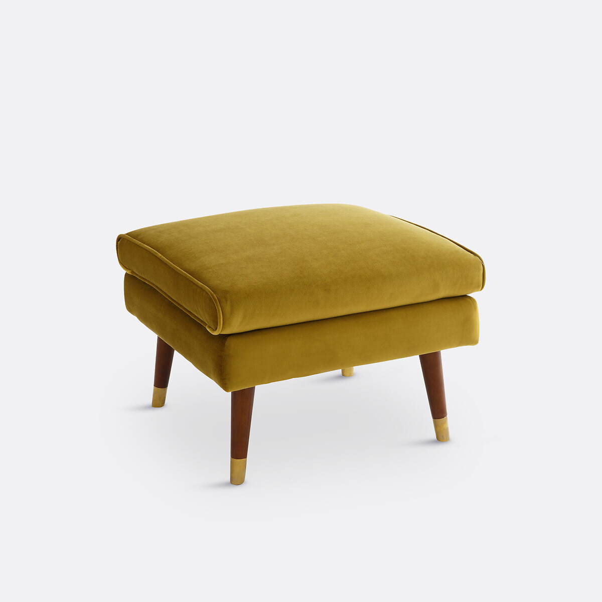 LA REDOUTE INTERIEURS<br>Puff de veludo (Y)