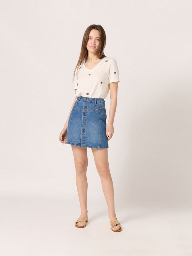 T-shirt à coeurs