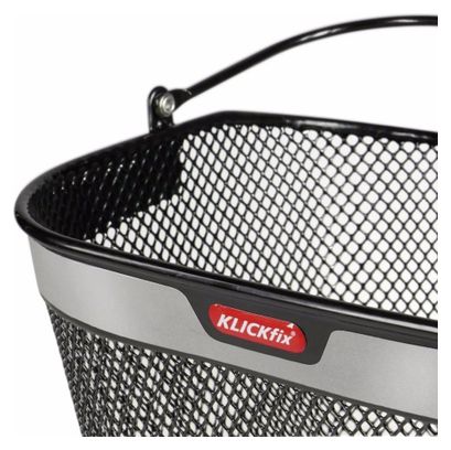 Panier Klickfix Uni Noir Rétro-Réfléchissant