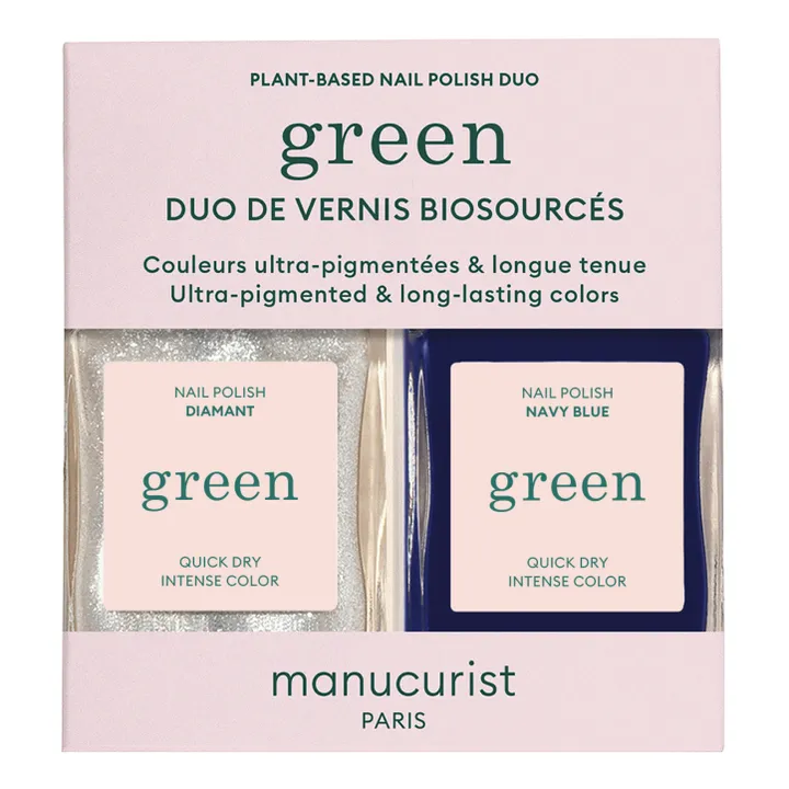 Manucurist Coffret duo de vernis - Diamant + Navy Blue