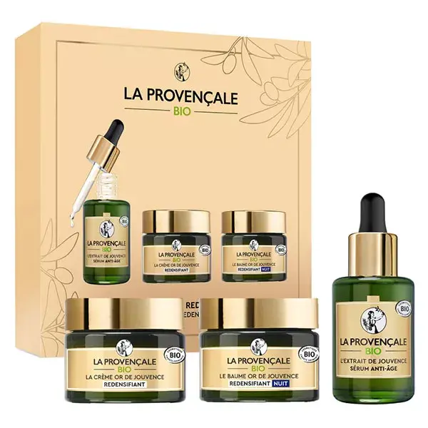 La Provençale Bio - Kit de Presente Redensificador de Ouro para Pele Madura