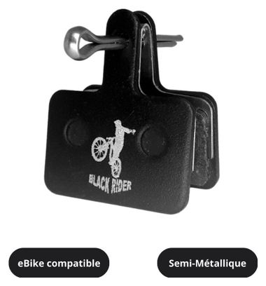 Paires de Plaquettes BLACK RIDER pour SHIMANO B01S B03S B05S | TEKTRO Semi-métallique 