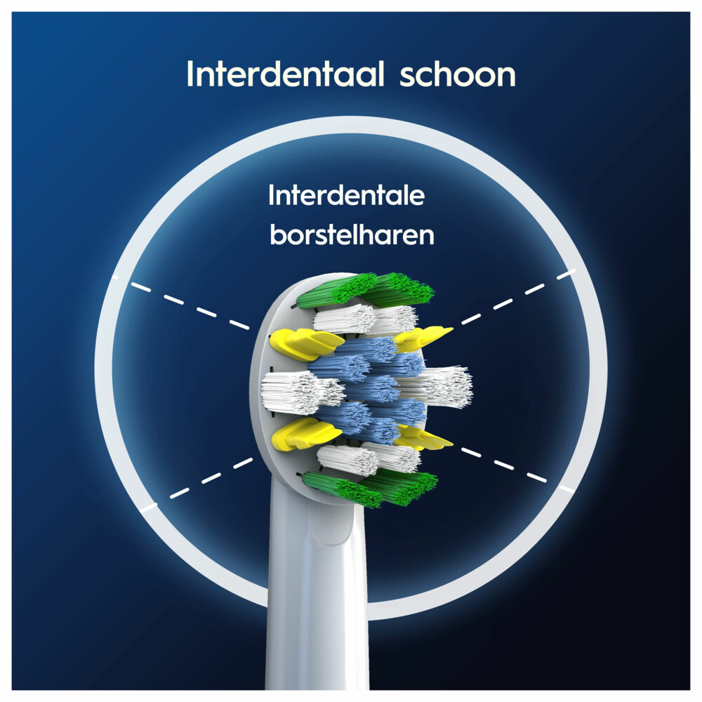Oral-B Opzetborstels FlossAction Wit4 stuks