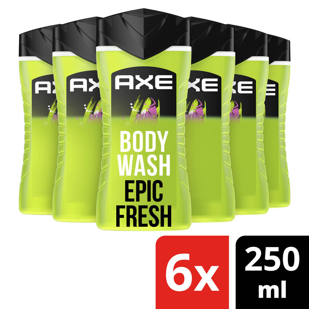 Ruikt lekkerEpic Fresh 3-in-1 douchegel - 6 x 250 ml