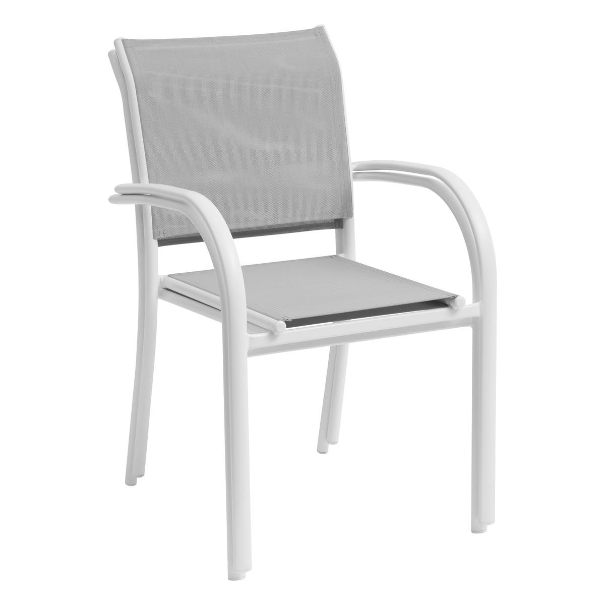 FAUTEUIL PIAZZA GALET BLANC