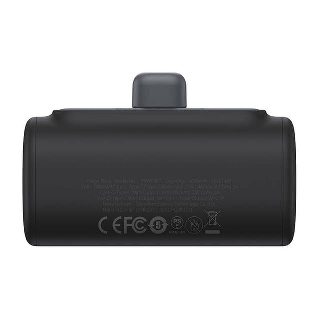 Powerbank Baseus Compact 5000mAh, 20W, USB-C (czarny)
