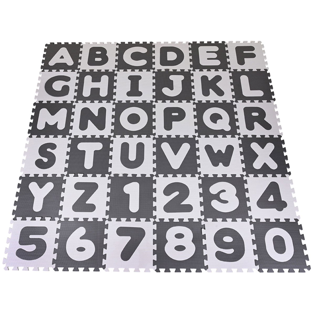 KnorrtoysKnorrtoys   Puzzlematte Alphabet und Zahlen schwarz weiss