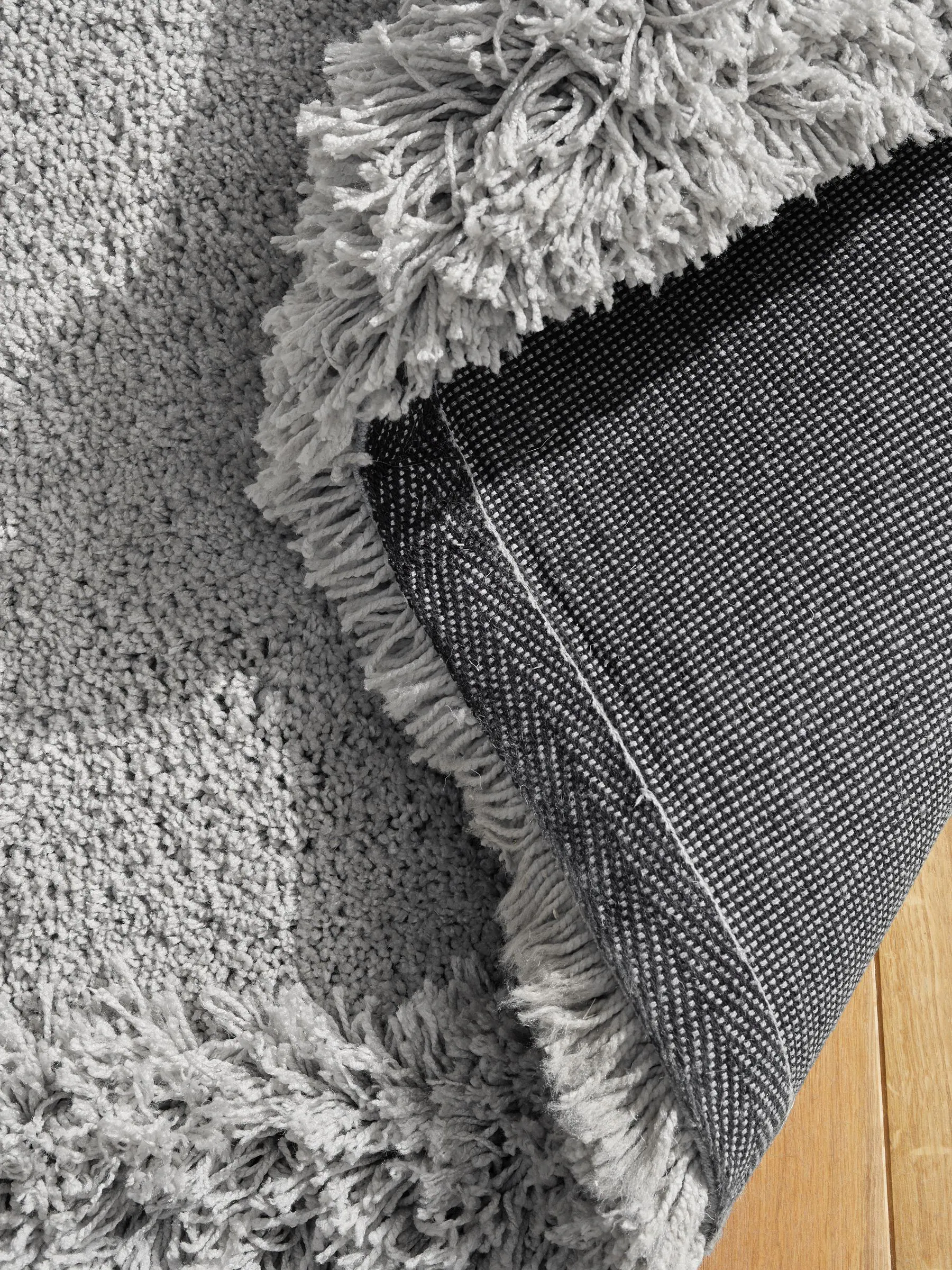 Fluffy Border Rug