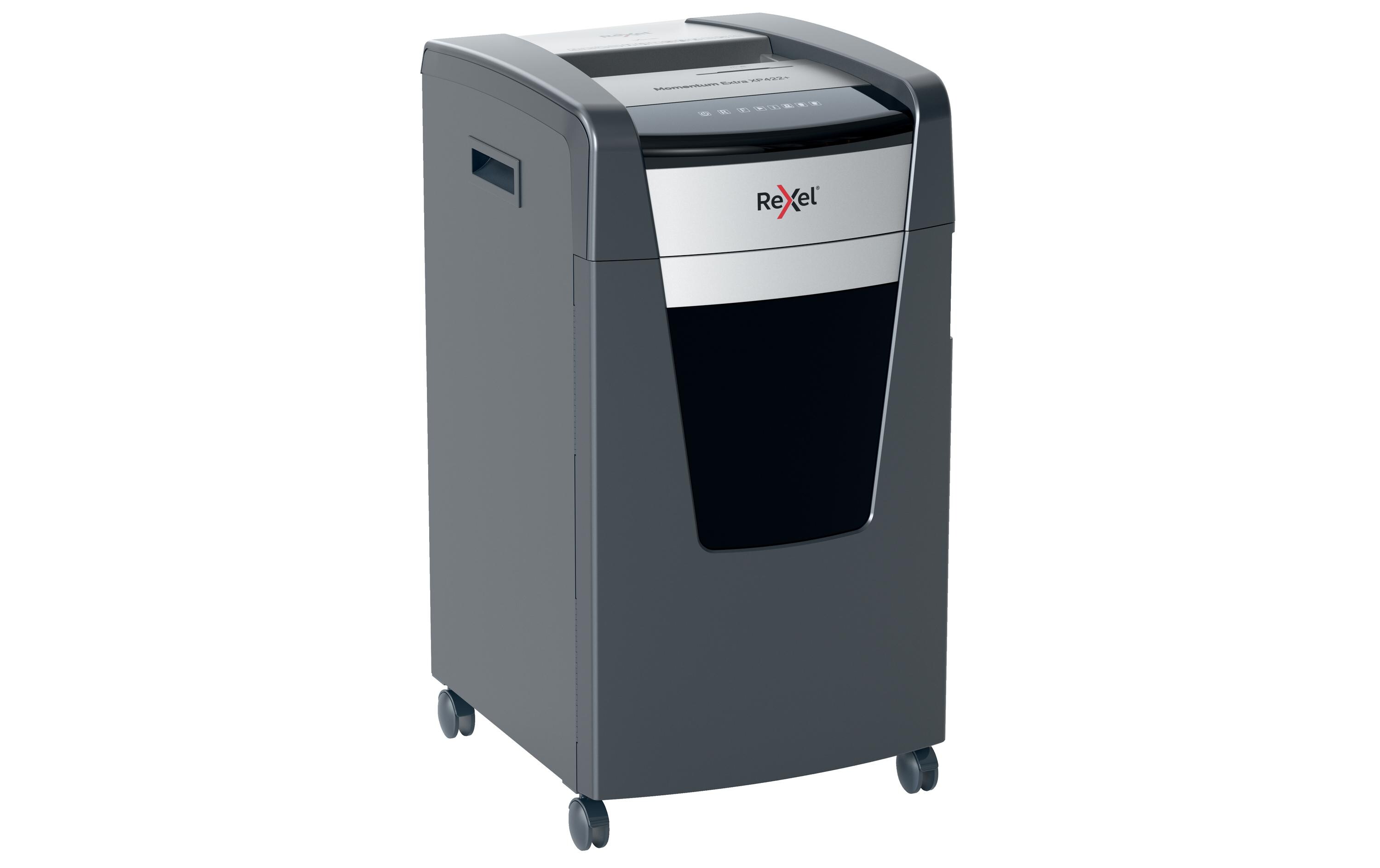 Aktenvernichter Momentum Extra XP422+ P-4, 22 Seiten<br>Manueller Aktenvernichter für die sichere und schnelle Vernichtung vertraulicher Unterlagen