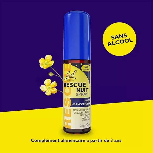 Spray Rescue Night sem álcool - 20 ml