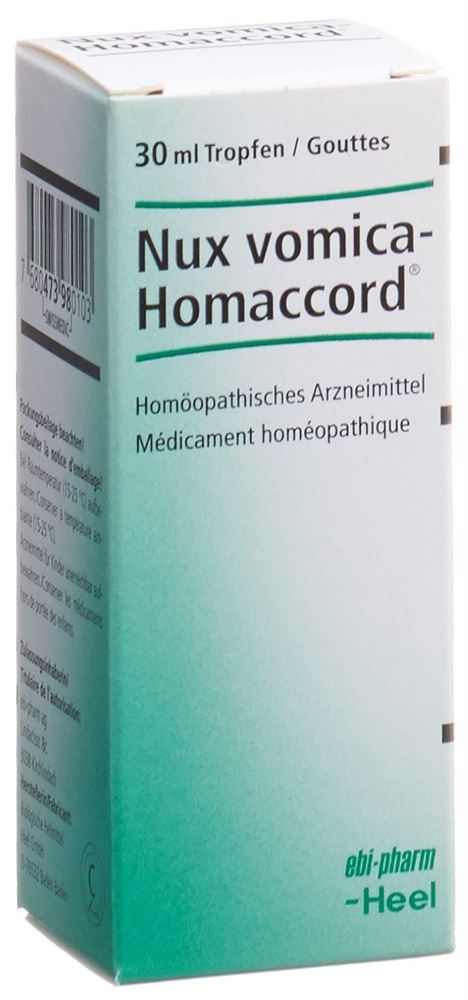 Homaccord Nux vomica Tropfen Fl 30 ml